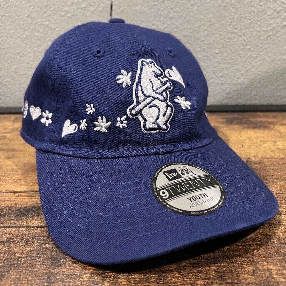 New Era Chicago Cubs 920 Flower Youth Baseball Cap Adjustable Strap Hat NWT